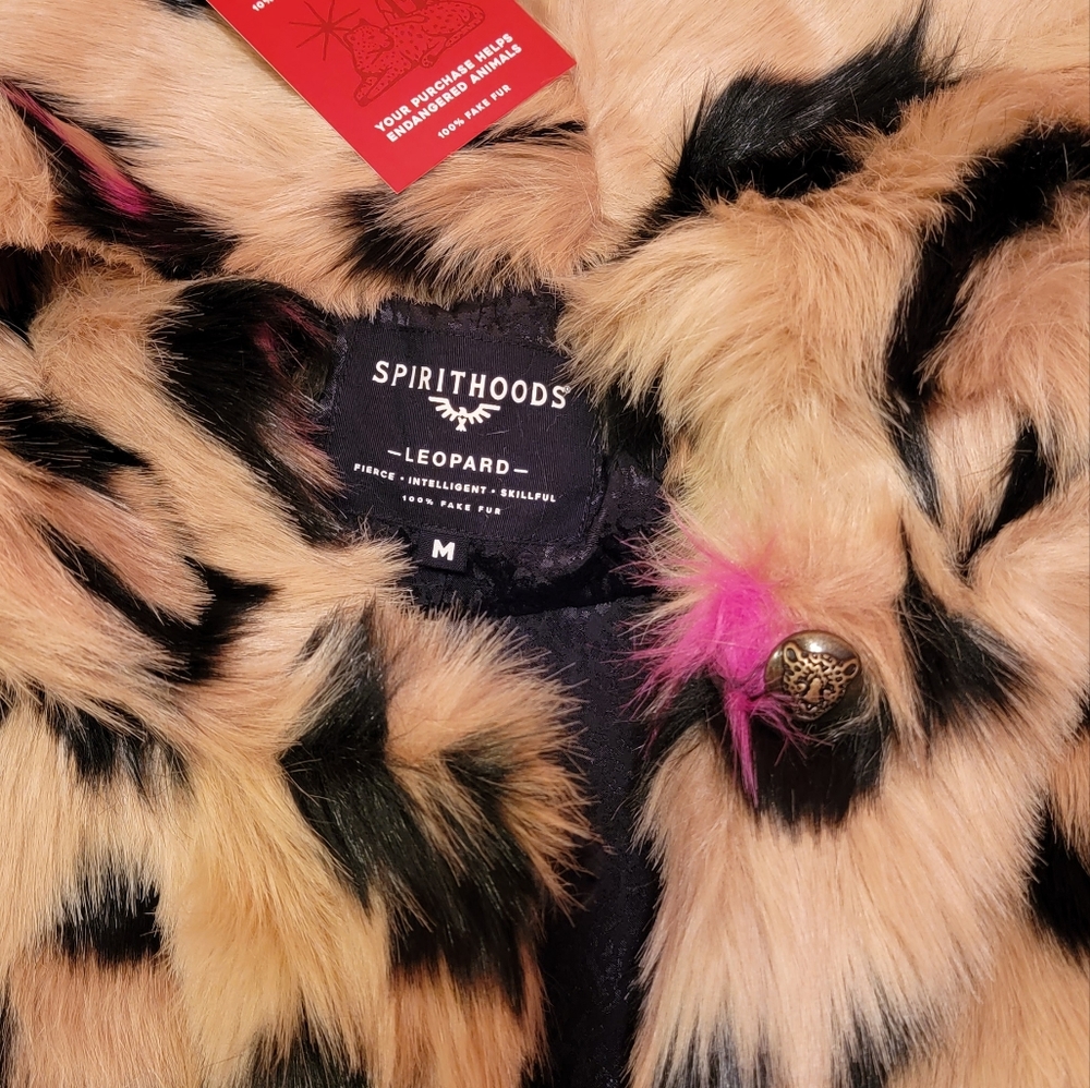 Faux fur heavy coat - Picture 3 of 5
